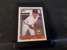 1992 Topps Baseball All Star Rookie Card Mark Leiter #537 Detroit Tigers NM. rookie card picture