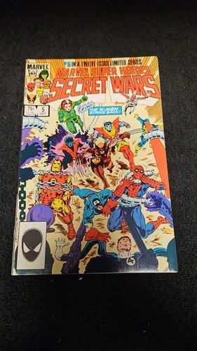 1984 MARVEL COMICS MARVEL SUPER HEROES SECRET WARS #5 VF/NM VINTAGE SPIDER-MAN