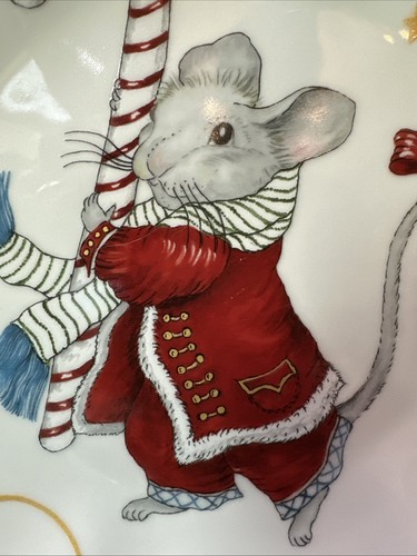 Williams Sonoma TWAS THE NIGHT BEFORE CHRISTMAS MOUSE Salad Plate BRAND NEW ~A1 - Picture 3 of 6