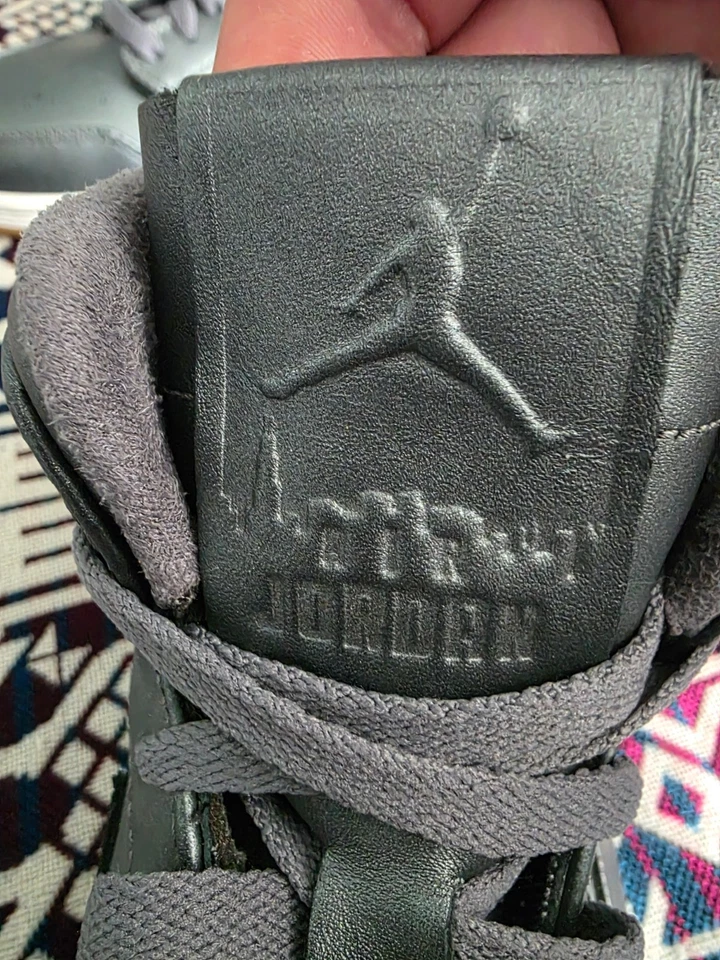 (NEW) Nike Air Jordan 1 Mid Nouveau Cool Grey White Gum 629151-007 Men's 11 - Image 4 of 4