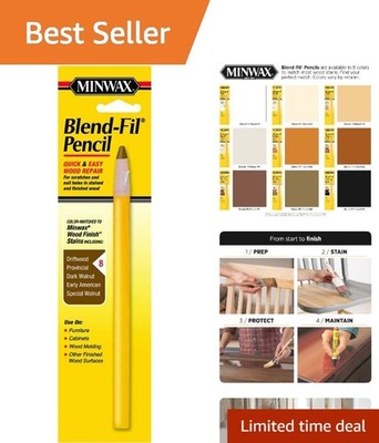 Driftwood Blend-Fil Wood Repair Pencil   Effortless Scratch and Nail Hole Fix