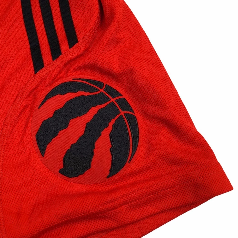 905 Raptors G-League Adidas Authentic On-Court Rev 30 Red Shorts - Image 4 of 4