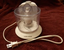 Black & Decker 1.5 Cup One Touch Electric Chopper HC306, PARTS ONLY, DEAD MOTOR
