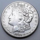 1921- S Morgan Dollar Silver US Coin Better Date $1.00 Coin, No Reserve $