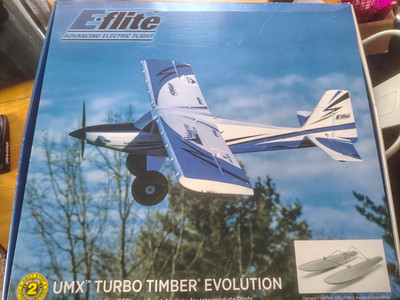 E-Flite UMX Turbo Timber Evolution Ultra Micro Electric STOL BNF Basic EFLU8950