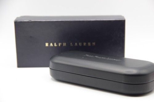 POLO RALPH LAUREN AUTHENTIC EYEGLASSES SUNGLASSES BLACK HARD SMALL CASE CLOTH - Picture 2 of 4