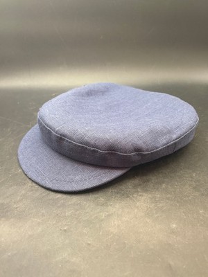 Sterkowski Blue Newsboy Cap Hat Made in Poland NWT 100% Linen