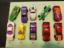 Hot Wheels Vintage Collection of Assorted Cars- Lot Of 10