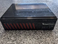 Livestream Studio HD510 Live Production Switcher with bag and keyboard.