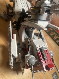 LEGO Star Wars: AT-TE (75019) - Incomplete with Instructions + Box -No Minifigs