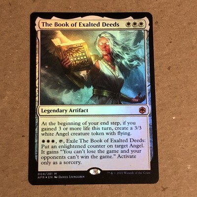 The Book of Exalted Deeds  Foil  x1  Forgotten Realms NM Condition See Pics 
