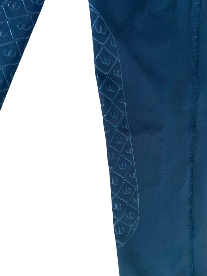 Medias de equitación Ovation AeroWick SLC para mujer talla L 30 negras parche en la rodilla ecuestre Foto 3 de 4