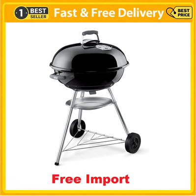 Weber Jumbo Joe Charcoal Grill, 22 Inch Premium Kettle Charcoal Grill,Black, NEW