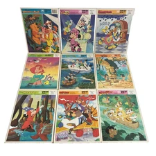 Vintage Golden Frame-Tray Puzzles Lot of 9 Assorted All Disney