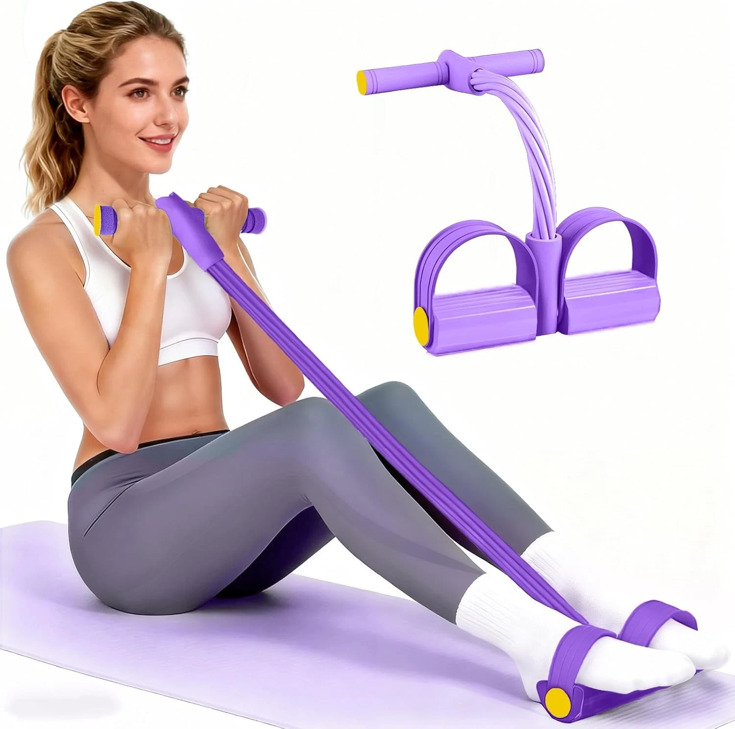 Pedal Resistance Bands Multifunction Fitness Training Set