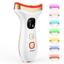 7-in-1 Facial Massager for Face and Neck with Heat Cold, Gua Sha Face Massa...
