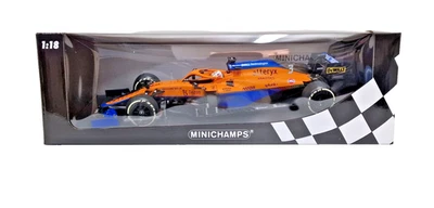 MINICHAMPS 1:18 McLaren MCL35M Ricciardo Winner GP Monza 2021 530213303 - Photo 1/4