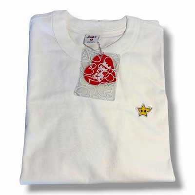 A BATHING APE APEE BABY T-Shirt White Star Patch Short Sleeve Japan New