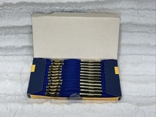 DMC Mouline Special 25 796 Box Of 12 Embroidery Thread NOS Dark Royal BLUE