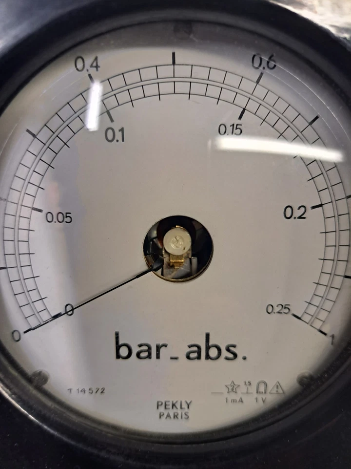 Manomètre Pression Absolue PEKLY Marine Nationale  - Photo 3/4