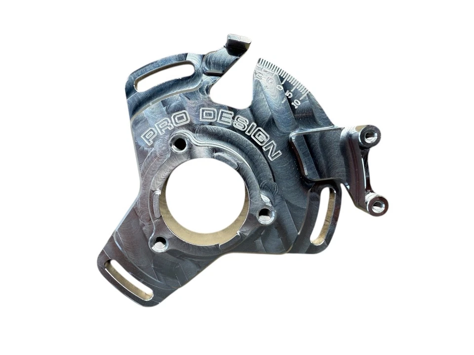 Placa de estator de sincronización ajustable de aluminio Pro Design Billet para Yamaha Banshee Foto 3 de 4