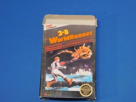 Vintage 1987 NES Nintendo 3-D Worldrunner Video Game W/Box Glasses & Ins 5 Screw