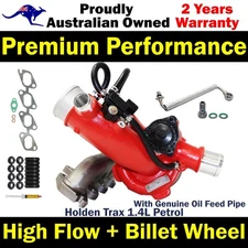GEN1 High Flow Turbo Charger With Genuine Oil Feed Pipe For Holden Trax 1.4L