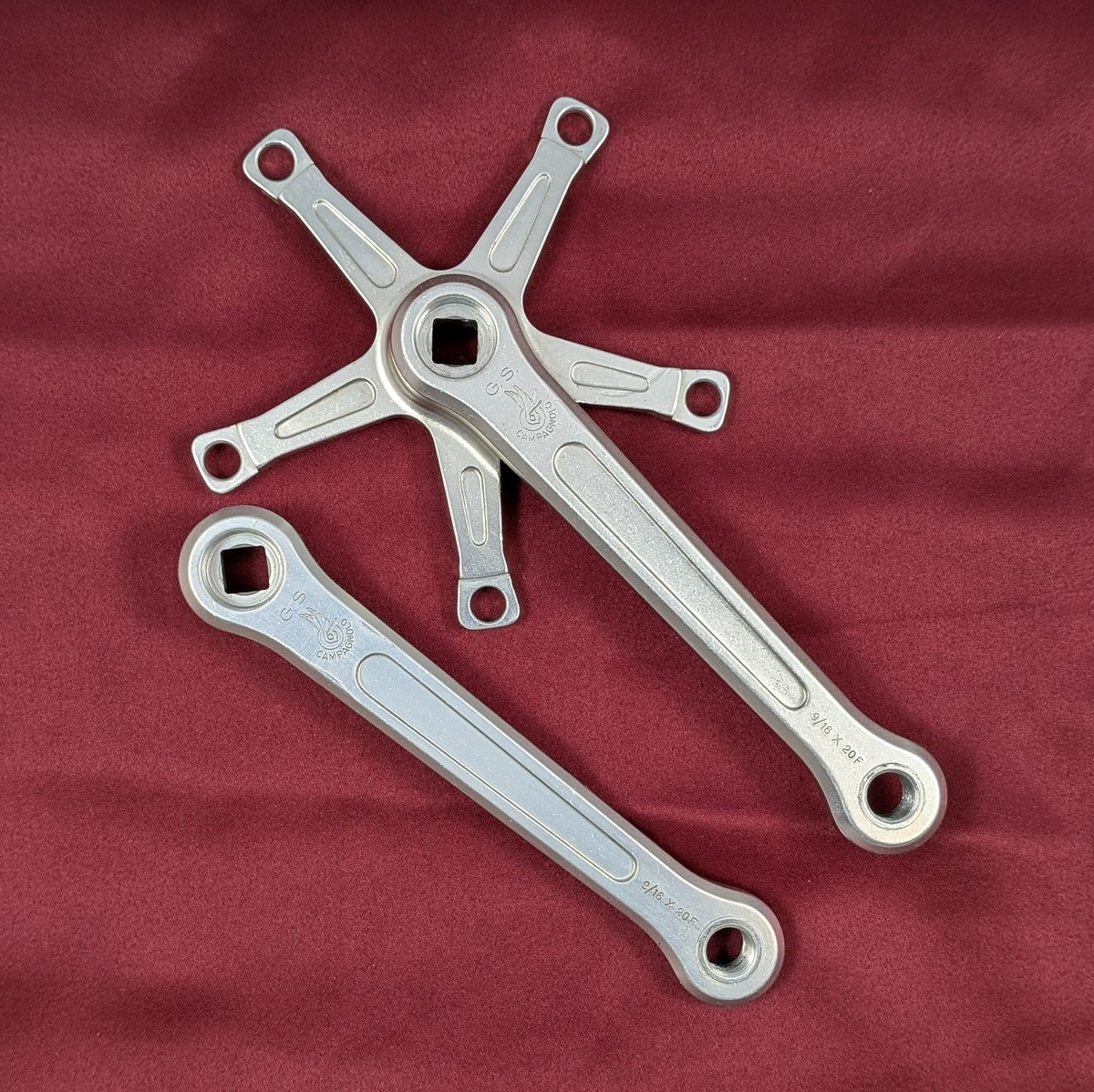 VTG Campagnolo GS Strada Crankset Sq Taper BCD 144 170mm CLEAN | eBay