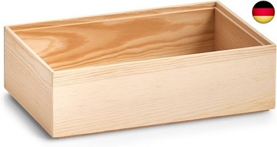 Zeller 13394 Ordnungsbox, Kiefer, ca. 23 x 15 x 7 cm, Natur