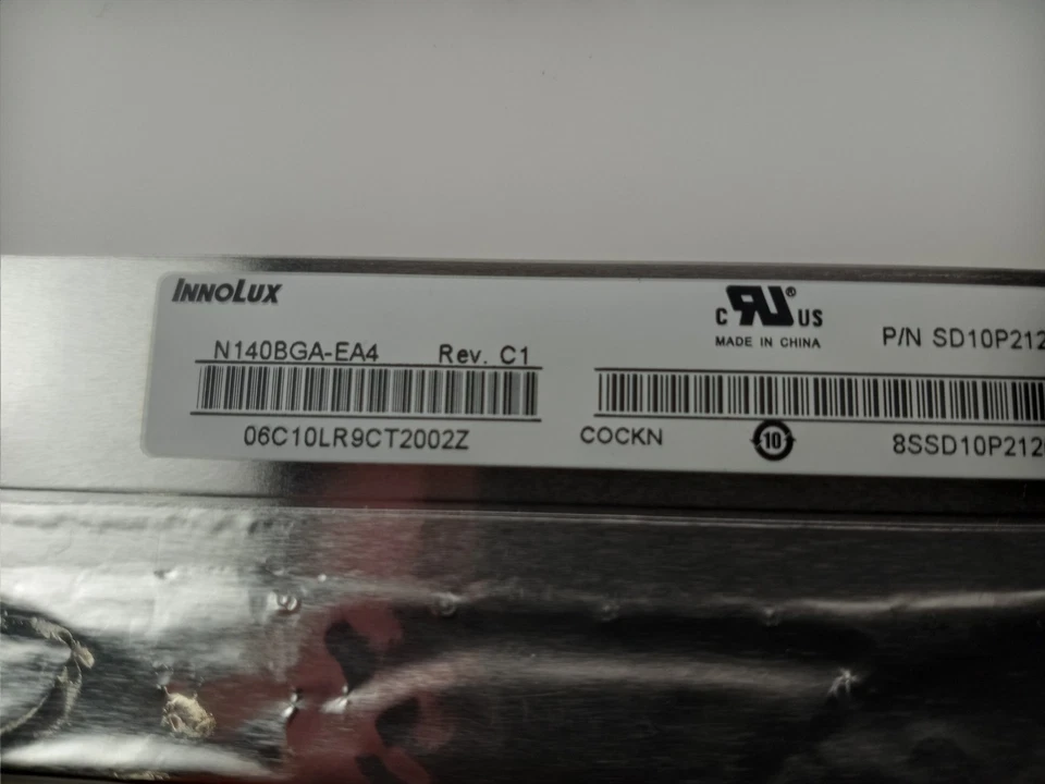 Innolux N140BGA-EA4 REV.C1 1366 x 768 14 in Matte LCD Laptop Screen - Image 4 of 4