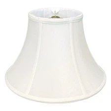 Shallow Bell Basic Lamp Shade, White, 9 x 18 x 12