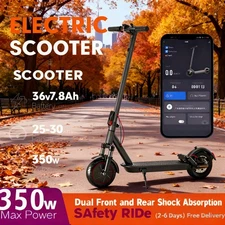 Dual - Shock Adult E - Scooter: 20 - Mile, 20 mph, Comfy Urban Mobility Solution