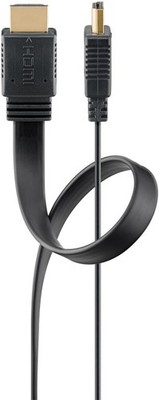 10m HDMI Kabel Dünn FLACH Flachkabel 4K UHD ARC CEC HighSpeed mit Ethernet 3D TV