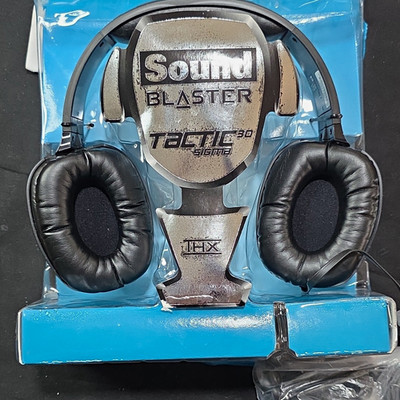 Sound Blaster Tactic3D Sigma THX Over-Ear Headset 3.5mm Adjustable Black