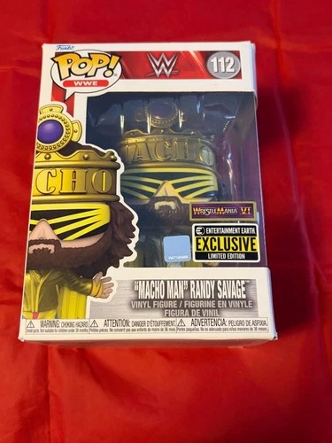 MACHO MAN RANDY SAVAGE WWE 112 EE EXCLUSIVE FUNKO POP NEW