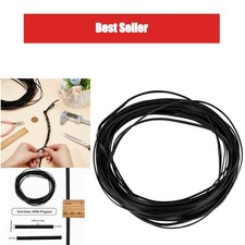 GORGECRAFT Kit de Réparation Rotin Synthétique 5mm x 30m Noir