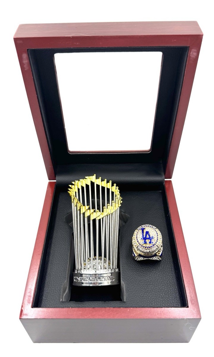 2024 SHOHEI OHTANI DODGERS WORLD SERIES CHAMPIONSHIP RING & TROPHY
