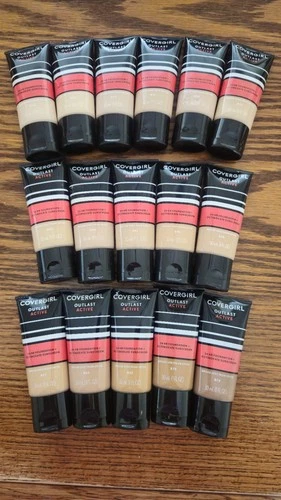 COVERGIRL-OUT LAST ACTIVE-24HR FOUNDATION-CHOOSE YOUR SHADE/SHADES-READ!!!