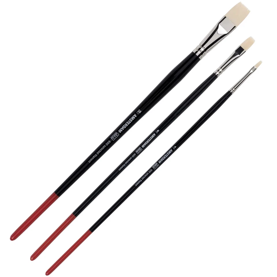 ROYAL TALENS Amsterdam Universalpinsel Pinsel Serie 600 - in 14 Größen Nr. 2 - Nr. 48