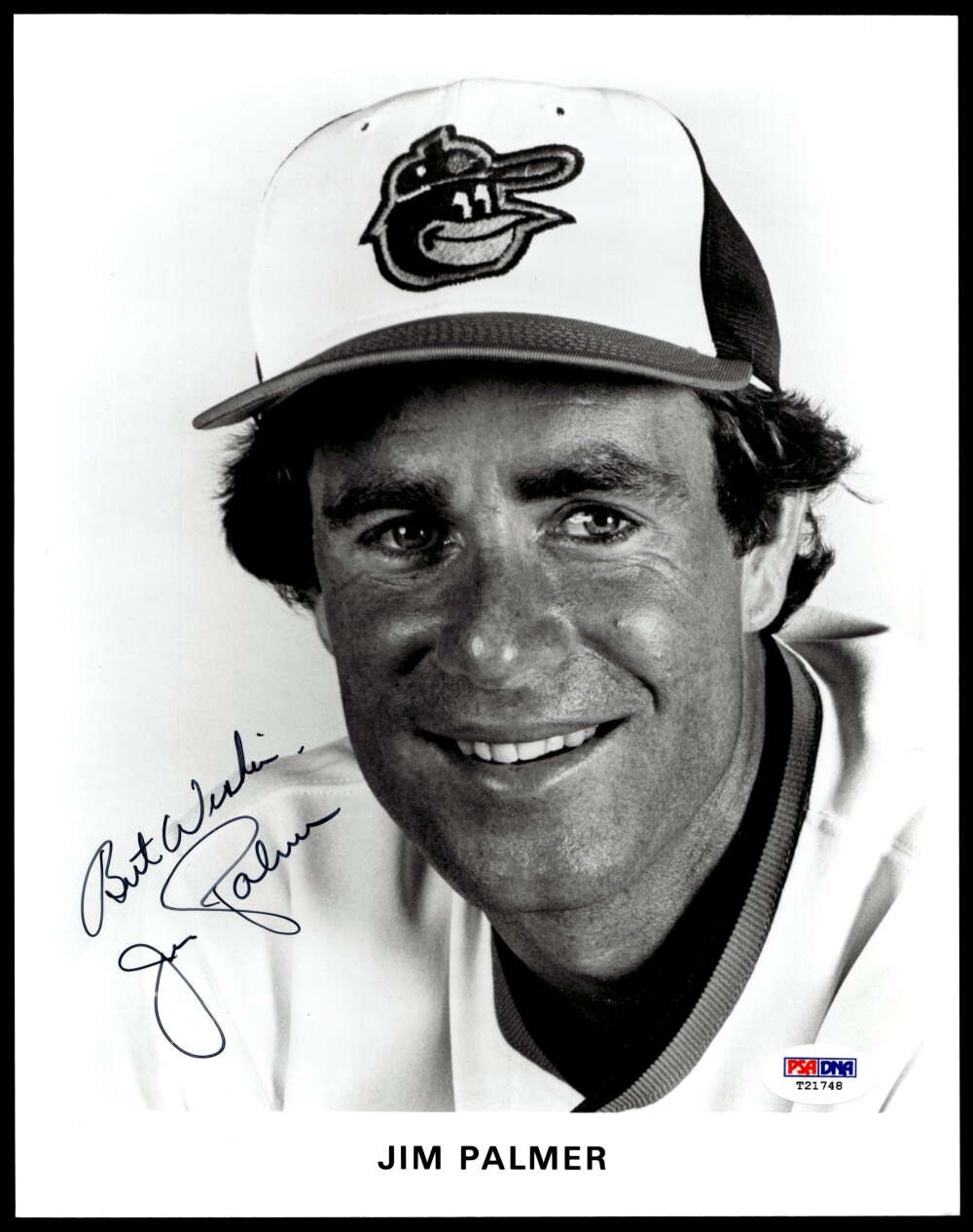 Jim Palmer Autographed Signed 8 x 10 Photo Auto PSA/DNA Authenticated Orioles Best ID:442040 
