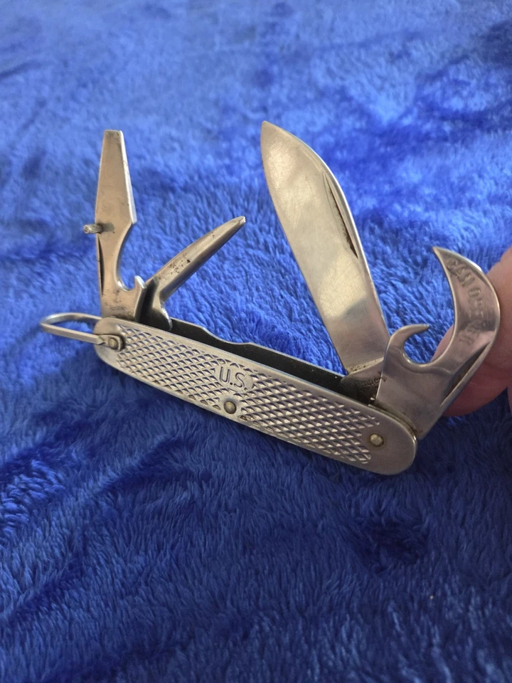 IMPERIAL MILITARY Knife Made In USA VIETANAM ERA Stainless Steel Multi Tool - Image 2 of 4