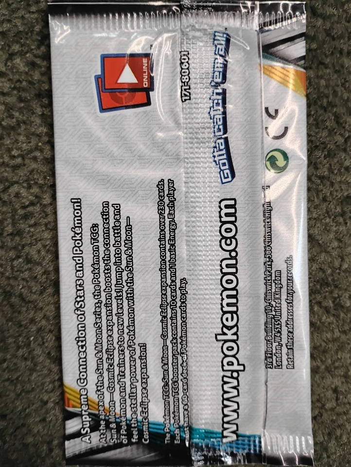 LOT OF 100 PACKS Pokemon Cosmic Eclipse Sampling Packs Sealed 3 Cards In 1 Pack - Image 4 of 4