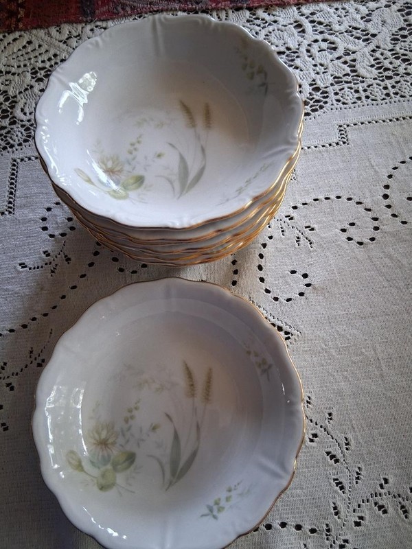 9-Winterling Bavaria Germany Forest Harvest Berry Bowl or Dessert Vintage NICE