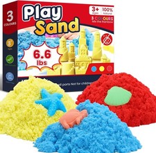 Kinetic Sand 6.6 LB 3 colors Sensory Sand for Kids  Bulk Craft  Sandbox Filler