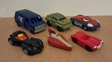 McDonald's Happy Meal Character Lot of 6 - Batman Spiderman Transformers more