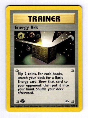 Energy Ark Neo Discovery #75 (2001) Common 1st Edition LP Pokemon