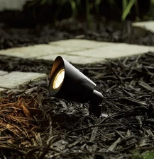 Black lED Spot Light Harbor Breeze 500 Lm 7 Watt Integrated LED