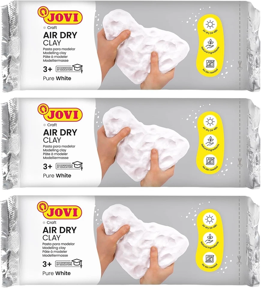 Air Dry Modelliermasse, Gebrauchsfertig, Lufttrocknend, Auf Basis Von Feuchtton, - Bild 4 von 4