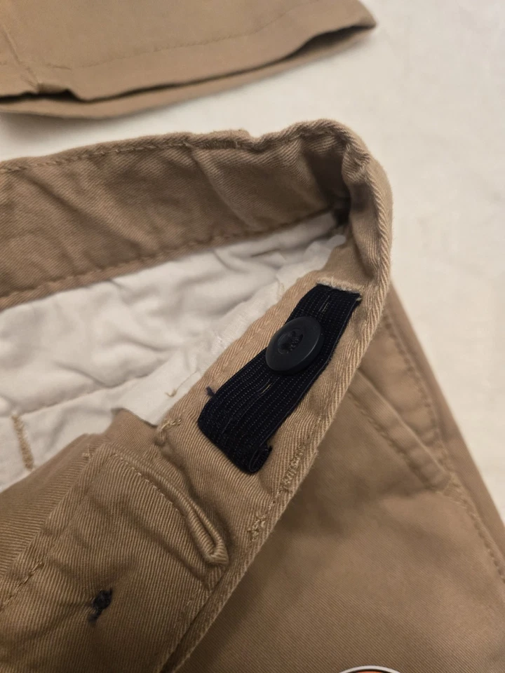 Childrens Place Blue Brown Shorts Boys 6 School Uniform Adjustable Waist Lot 5 - Image 4 of 4