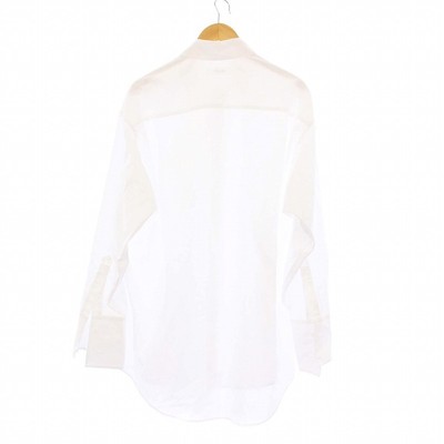 Sulvam Broad Over Shirt Long Sleeve White SN-B03-001 Men